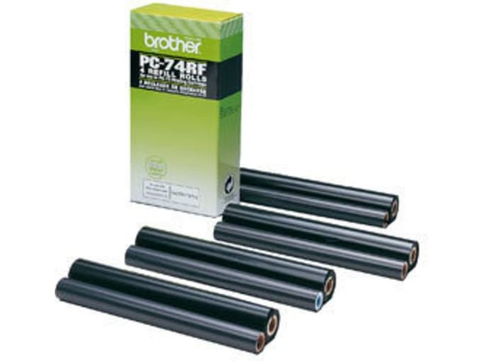 Brother PC74RF - Thermo Transfer Roll - Print ribbon Zwart