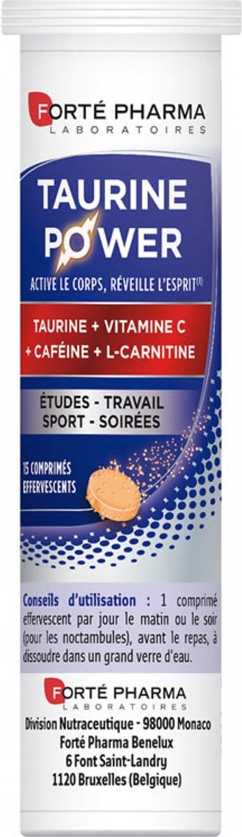 Forté Pharma Taurine Power 15 Bruistabletten