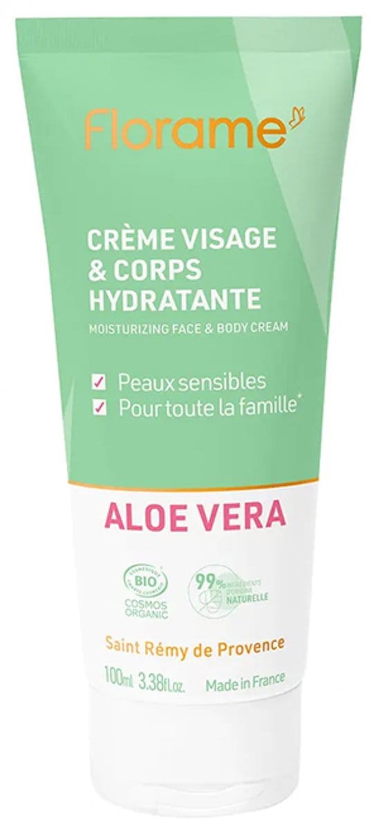 Florame Hydraterende Gezichts- & Lichaamscrème Aloë Vera Bio 100 ml