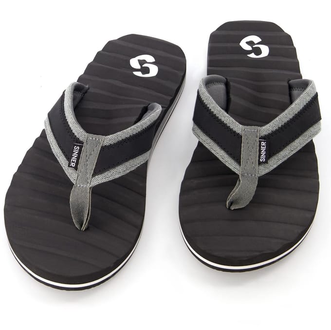 SINNER - dax - Strandslipper heren - Zwart, wit