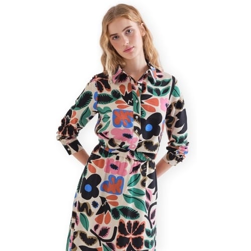 Blouse Compania Fantastica COMPAÑIA FANTÁSTICA Shirt 12010 - Flowers 7
