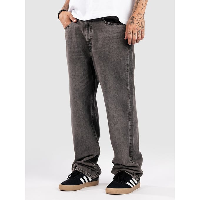 Levis LEVI'S 565 Relaxed Straight Leg Jeans - Zwart- Heren, Zwart 30R
