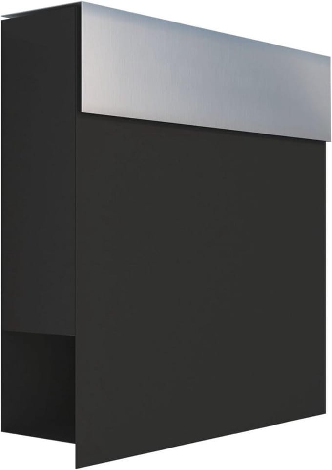 Design muurbrievenbus met krantenvak - Modern en Tijdloos