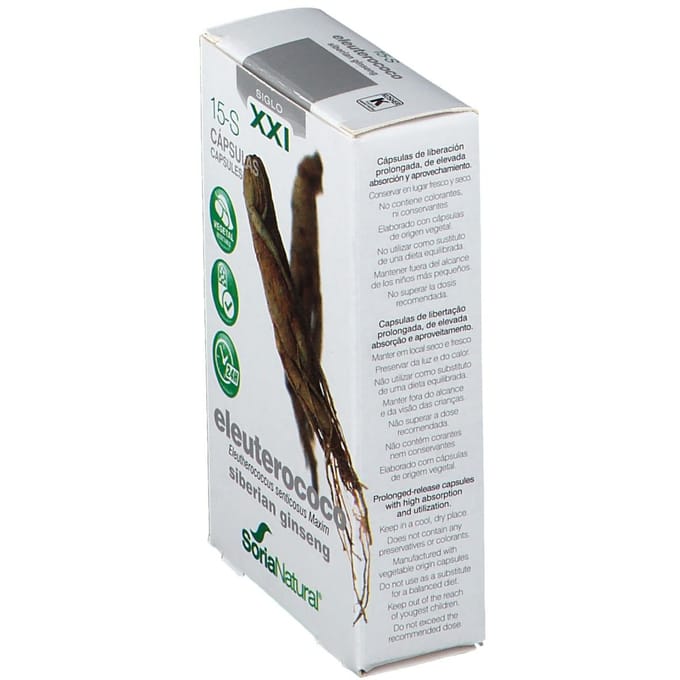 Soria Natural® 15-S Eleutherococcus XXI 30 Capsules