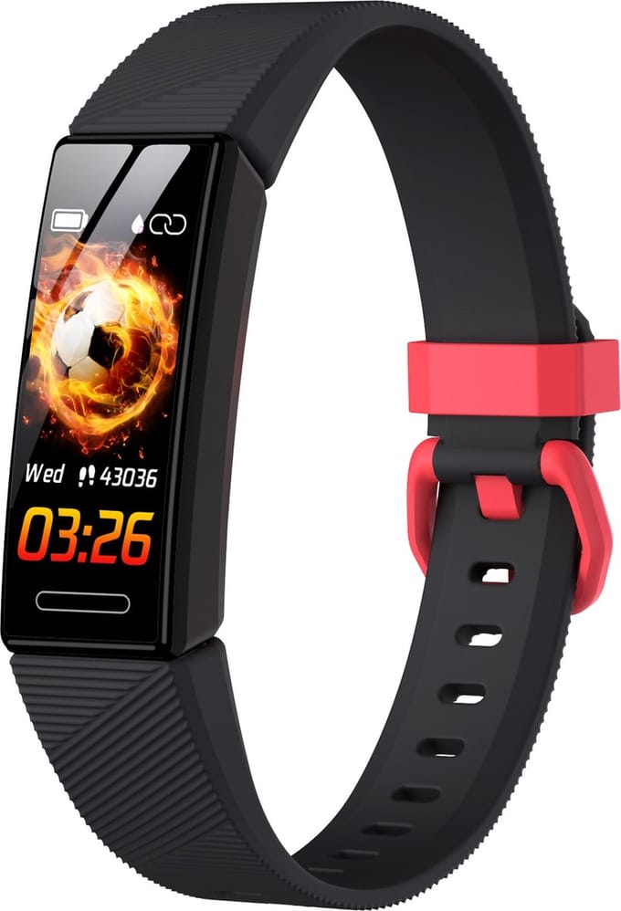 West Watches Smartwatch Stappenteller Kinderen Model Planet - Activity Tracker - Voetbal - Kinderen - Zwart