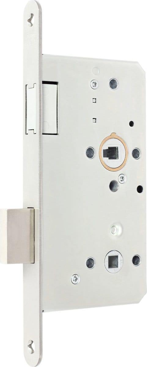 Insteekslot - RVS geborsteld - RVS - DOM - DOM Magnetic Line bad/wc RVS met magneetschoot