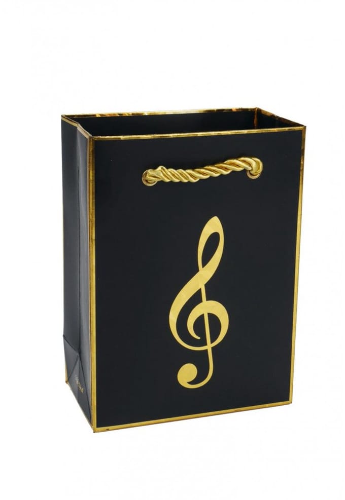 Cadeauzakje – Zwart met Gouden G-sleutel
