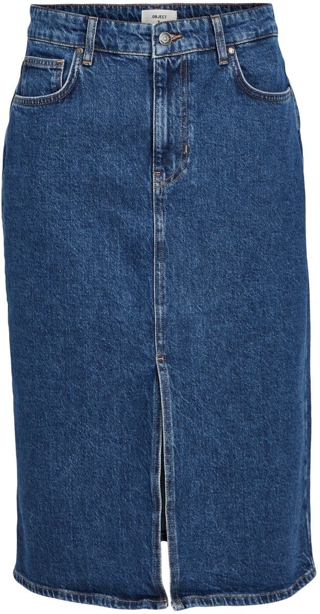 Object Middellange rok Denim