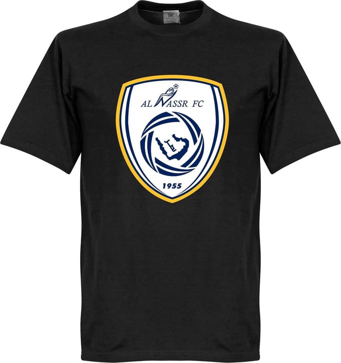 All Nassr Logo T-Shirt - Zwart - XL