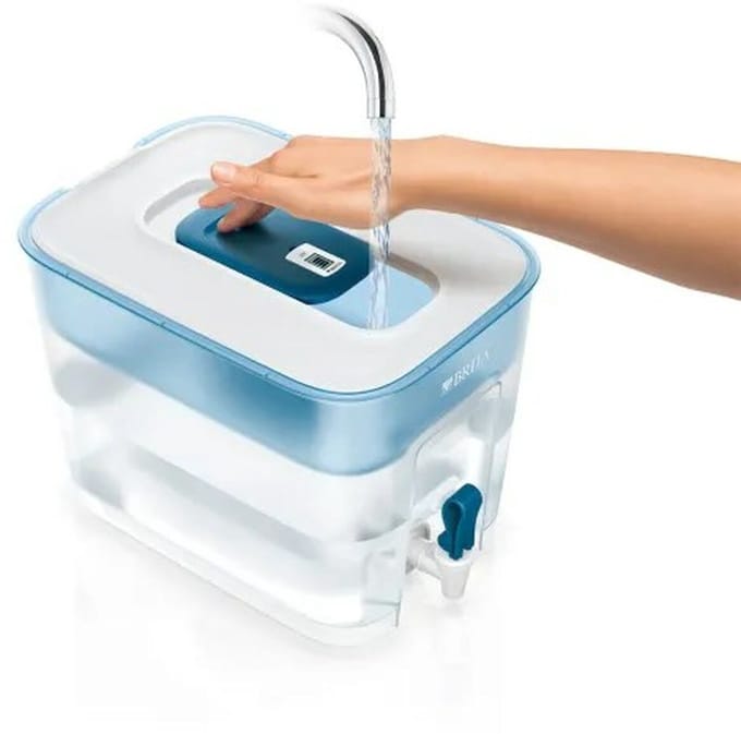 Brita Kannen - Flow waterfiltertank, inhoud 8,2 l, blauw 1052805