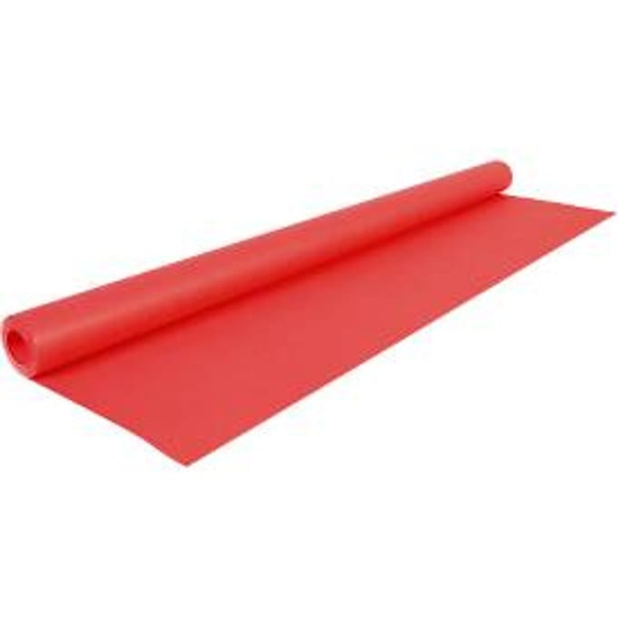 Clairefontaine kraftpapier, rood, geribd, PEFC-gecertificeerd, 1 rol met L 10 m x B 700 mm