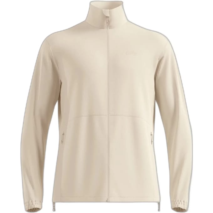 Odlo Classic Fleece Met Volledige Rits Beige M Man
