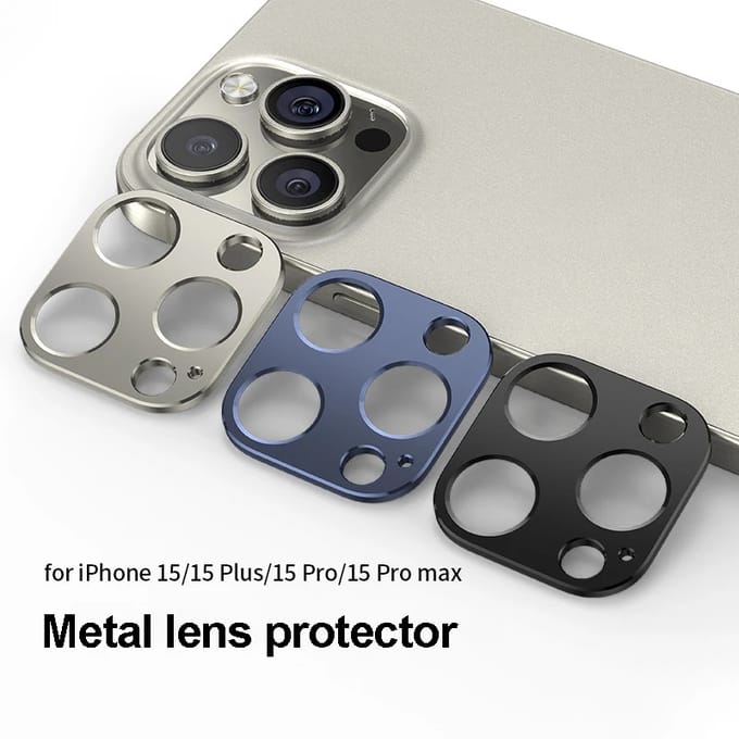 Aluminiumlegering Metalen Lensring Accessoires iPhone 15 Pro Max Camera Beschermer iPhone Accessoires iPhone 15 Pro Max Hoesje
