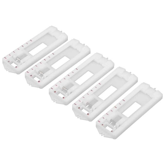 Persvoeten Plastic Knopsgat Multifunctioneel Huishoudelijke Naaimachine Accessoires white