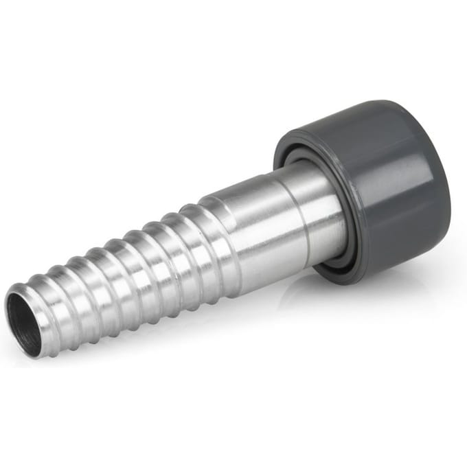 Aluminium-insteekmoer voor 38 mm slang