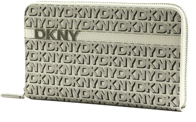 DKNY portemonnee Avril Zip Around Wallet Marshmallow wit