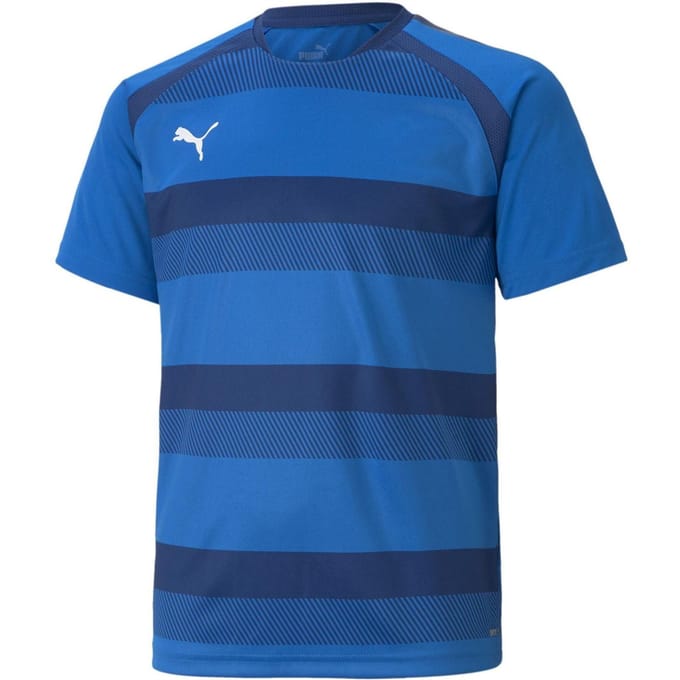 Puma Kinder TeamVision T-Shirt (Blauw/Wit)
