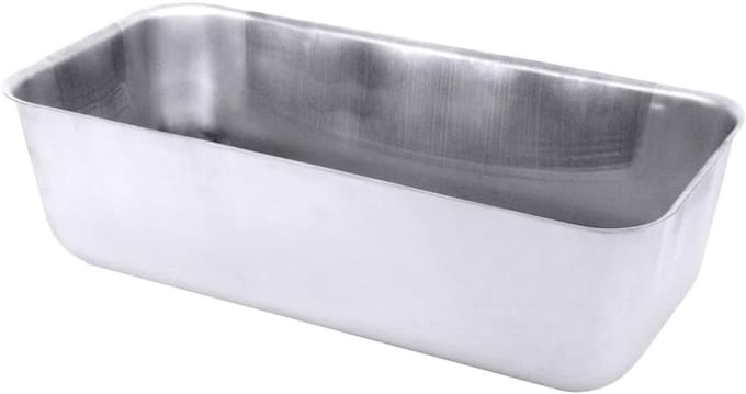 Roestvrijstalen vorm voor leverkaas en pasta 30 cm