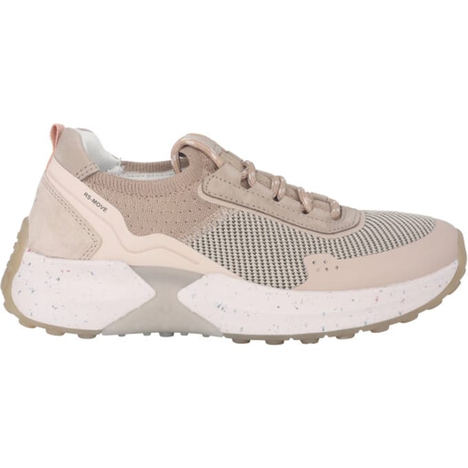 Gabor rollingsoft sensitive 26.996.31 - dames rollende wandelsneaker - Beige - maat 36 (EU) 3.5 (UK)