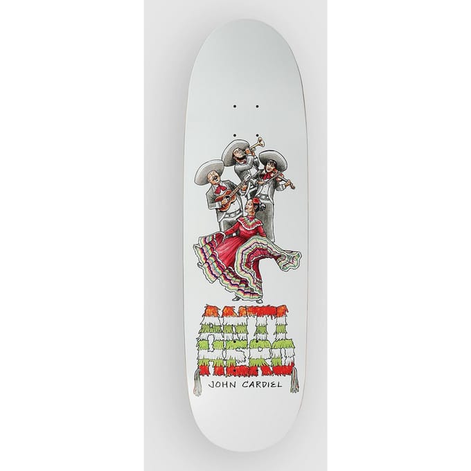 Antihero Cardiel Liberdad 9.18" Skateboard Deck wit