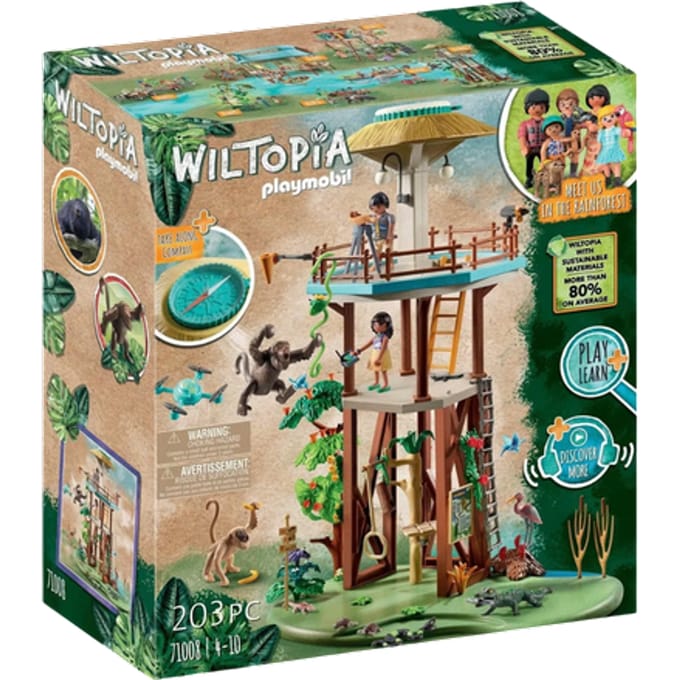 PLAYMOBIL Wiltopia Onderzoeksstation met kompas - 71008