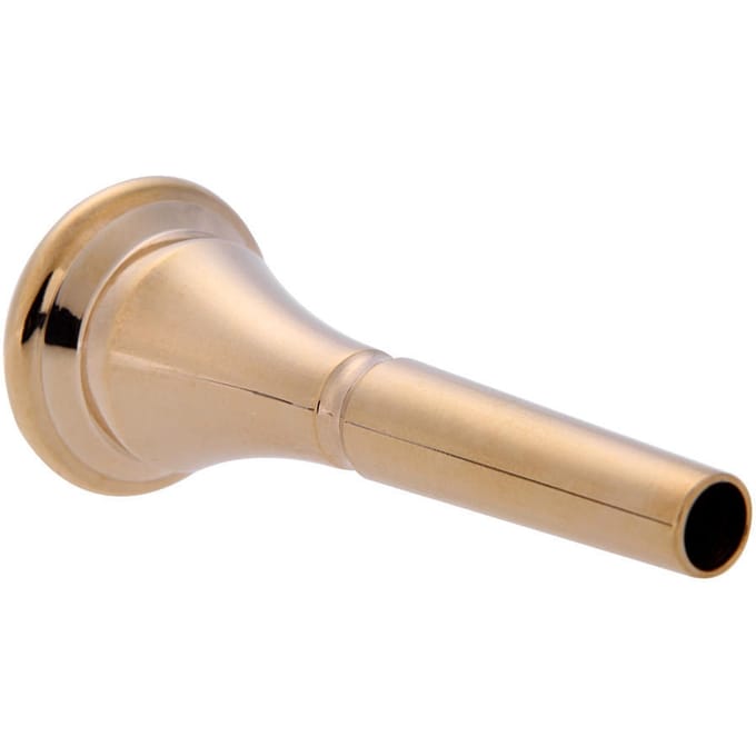 Mondstuk voor Franse hoorn Koperlegering Zilver / Goud Duurzaam Stijlvol beige