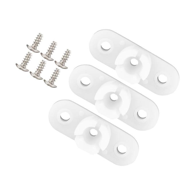 Koplamp Trimmer Socket Koplamp Clip Kit Geschikt voor Land Rover Discovery 1995?2002 white