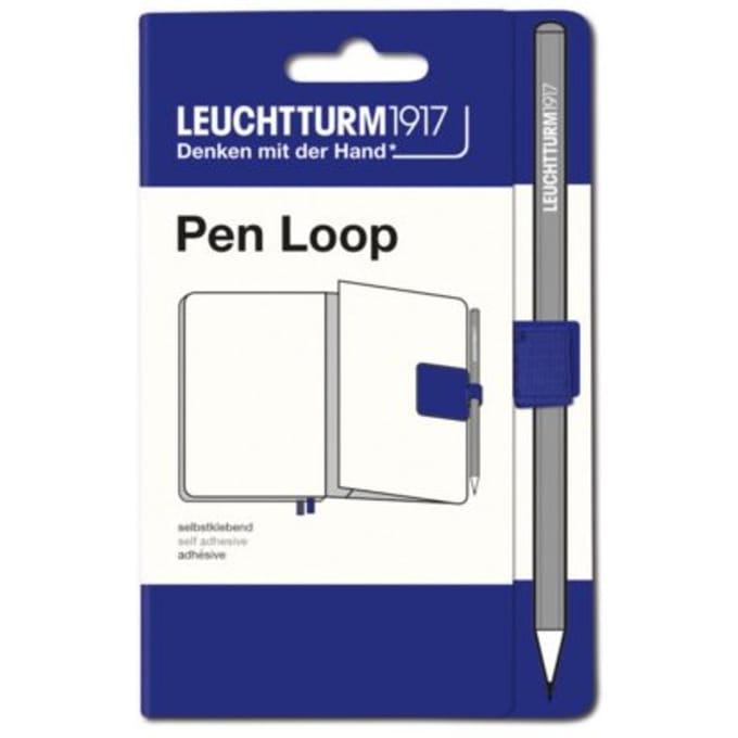 Leuchtturm1917 pen loop zelfklevende pennenlus ink blauw