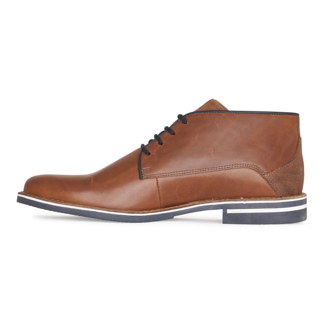 Gaastra - Heren Nette schoenen Murray Mid Lea M Cognac - Bruin - Maat 42