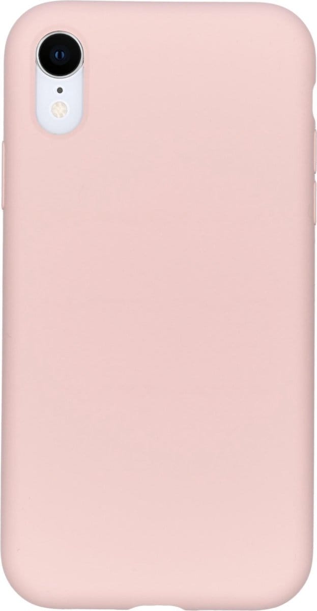 Schokbestendige Liquid Silicone Back Cover for iPhone XR _ Roze