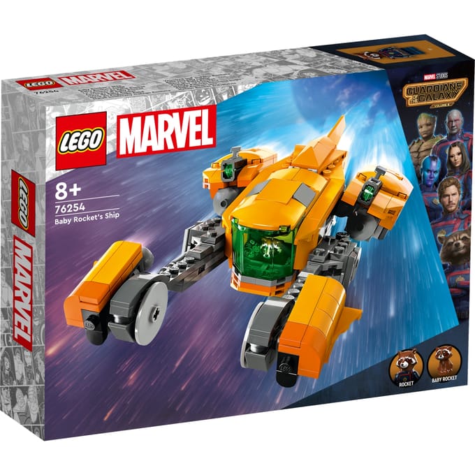 LEGO Marvel Het schip van Baby Rocket Guardians of the Galaxy Volume 3 Set - 76254