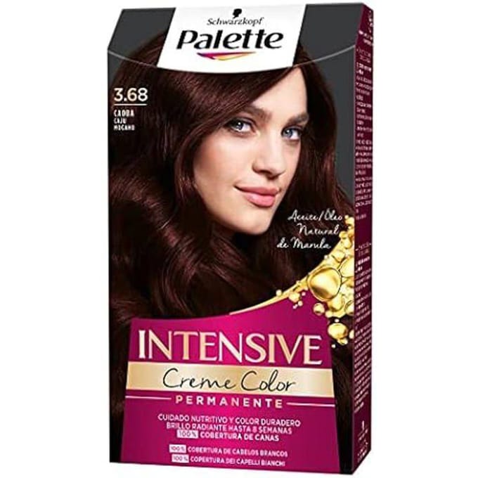 Tinte - SCHWARZKOPF - Palette Intense Crème - Couleur Acajou - Sans ammoniaque - Crème