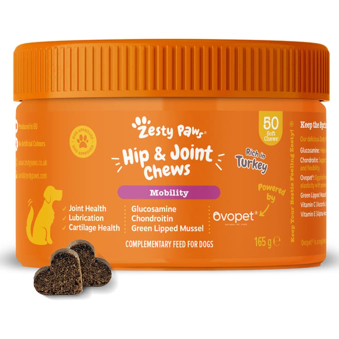 Zesty Paws Hip & Joint Chews Kalkoen - 50 Kauwtabletten