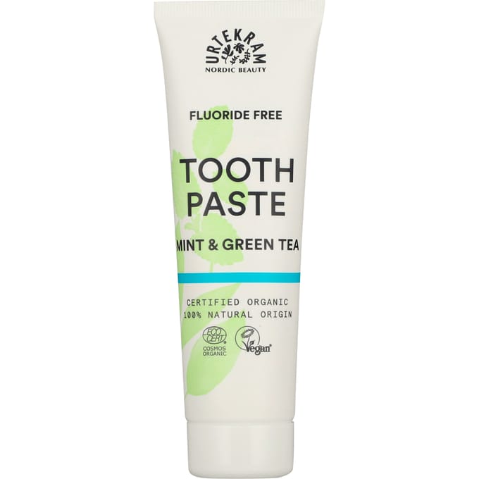 Urtekram Biologische Mint &amp; Green Tea Tandpasta 75 ml