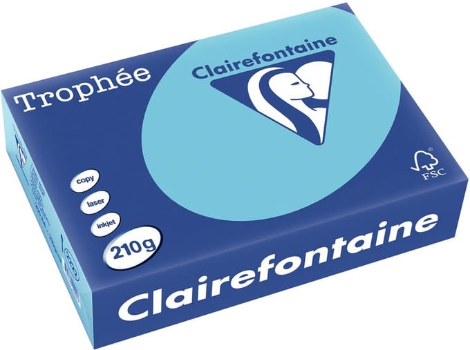 TROPHEE HELBLAUW A4 210GR 250V