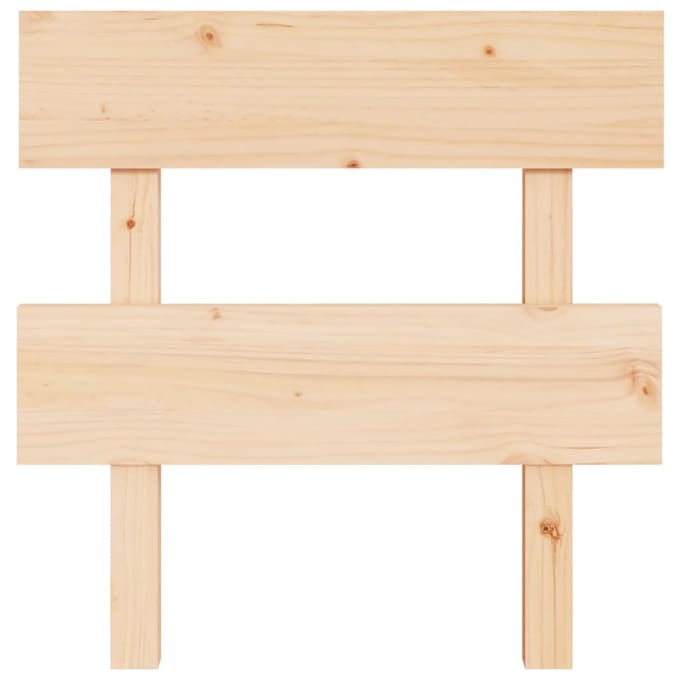 vidaXL - Hoofdbord - 93,5x3x81 - cm - massief - grenenhout