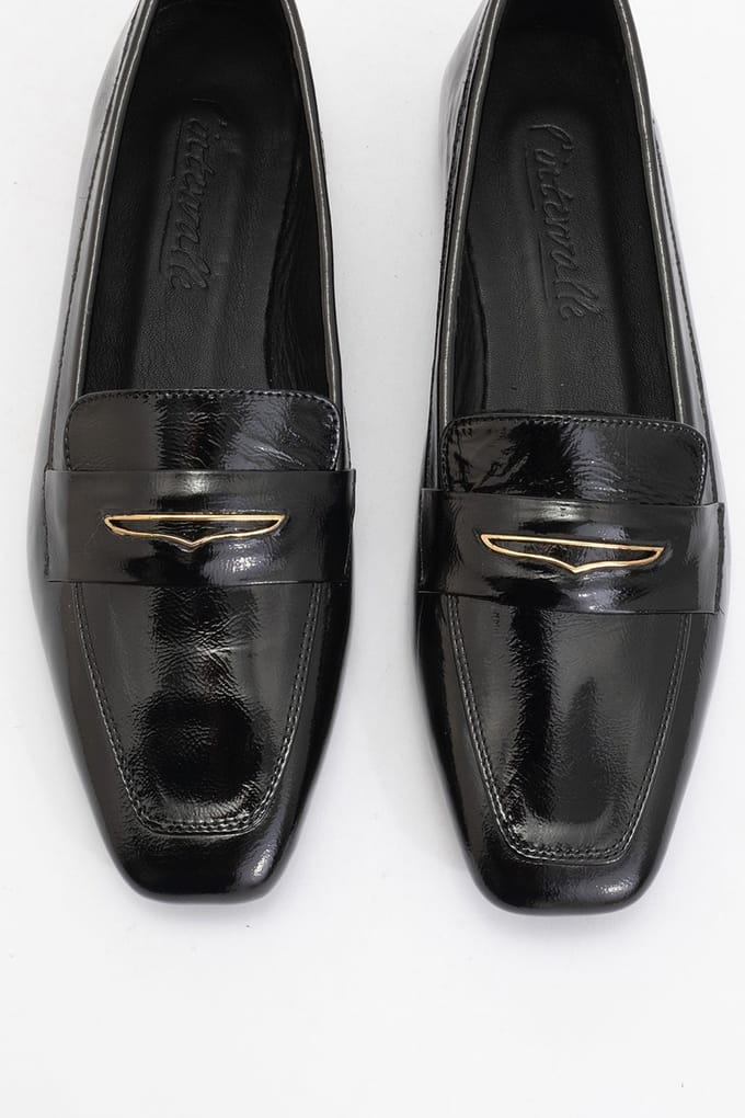 Iridessa Leren Plat Loafers Dames