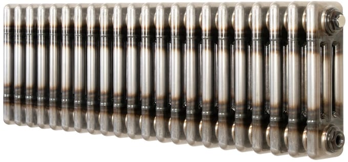 Traditionele radiator - 3-kolom - 300x1010 mm - ruw metaal