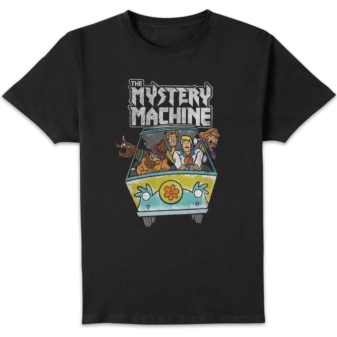 Scooby Doo Mystery Machine Heavy Metal Men's T-Shirt - Black - S