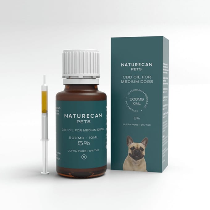 Naturecan CBD Olie voor Honden - 5% - 30 ml - Met CBD- en CBDA-isolaat - MCT-olie
