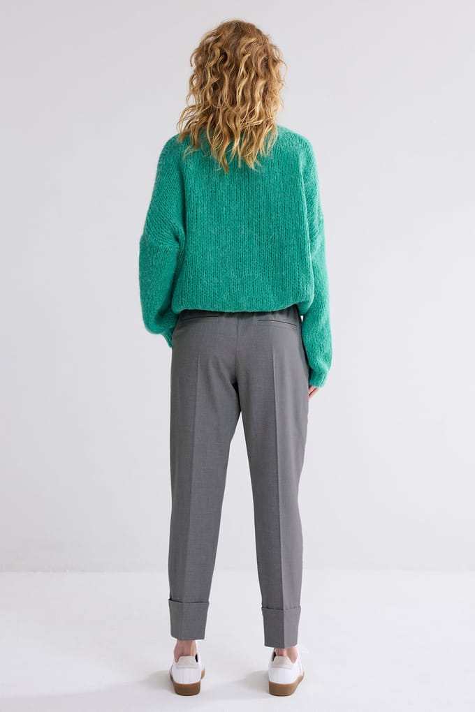 Summum Woman Trousers Viscose Blend Stretch Greys Size: 36 | Sweatpants Outlet | Dames | Grijs