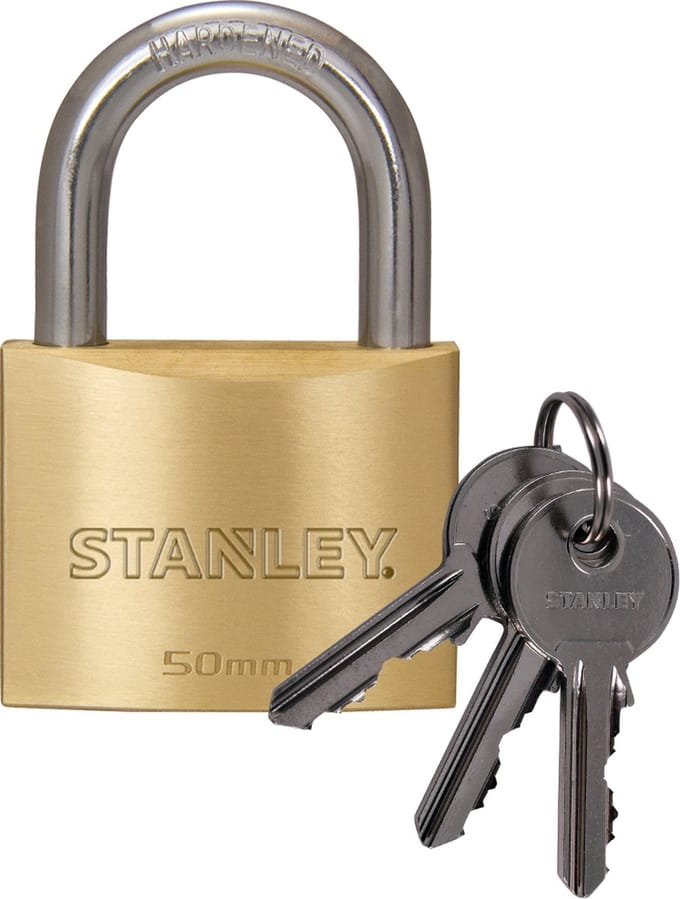 Stanley 81104 371 401 Hangslot 50 mm Sleutelslot