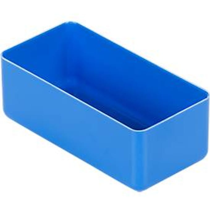 Inzetbak EK 402, PS, B 40 x D 54 x H 40 mm, blauw, 60 stuks