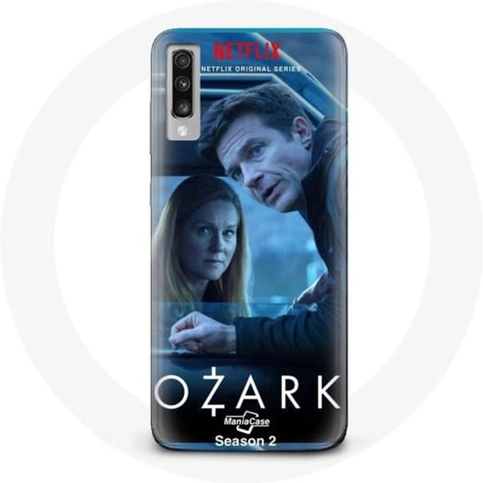 Coque pour Samsung Galaxy A70 Ozark Série Saison 4 Affiche wendy byrde et marty byrde