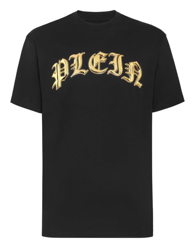 T-Shirt Ronde Hals Gothic Plein