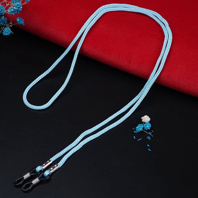 Brillenkoord - Brillenketting - 2 Stuks - Licht Blauw