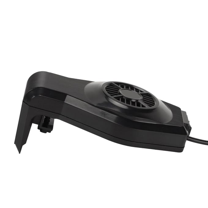 Aquarium Koelventilator Multifunctioneel Stil Aan de Muur Gemonteerde Vis Tank Koelventilator voor Aquarium Vis Tank black