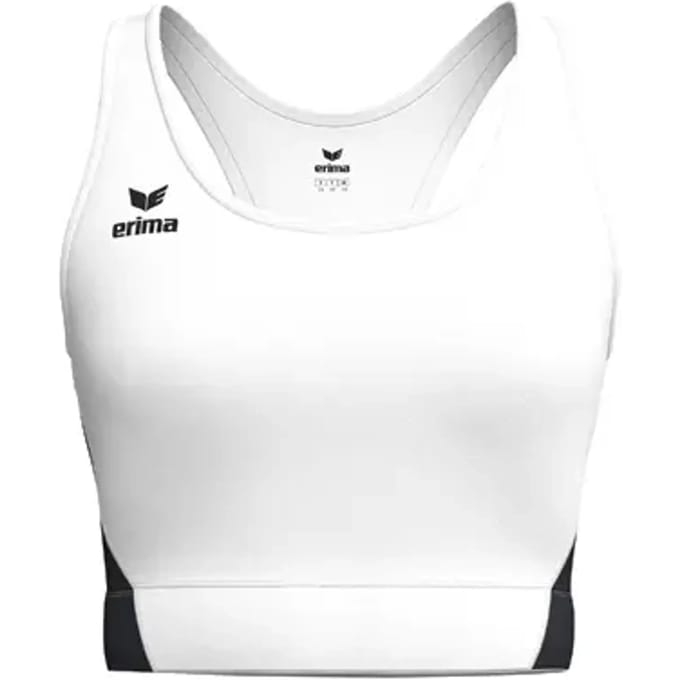 Erima T&F Wings Bra Dames - Wit / Zwart | Maat: 36