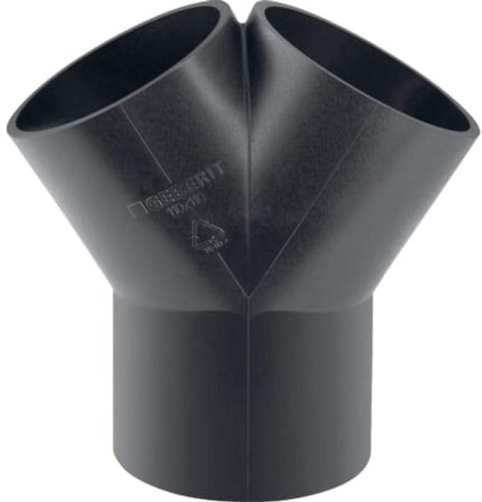 Geberit PE broekstuk 2 x 30°, DN 56 / 50, 363.462.16.1