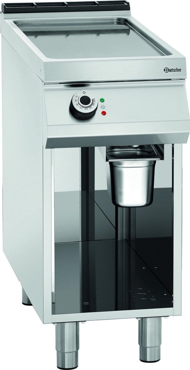 Bartscher Bakplaat 900 - Glad braadoppervlak - Elektro - 7-5 kW - 400x900x900mm